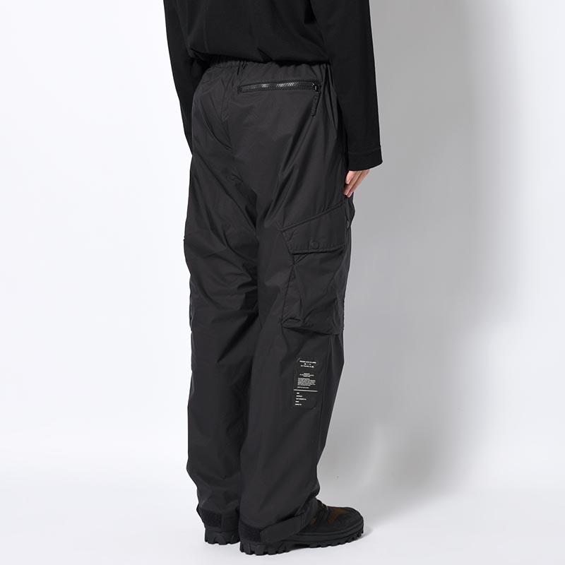 SIDE POCKET PANTS -BLACK-