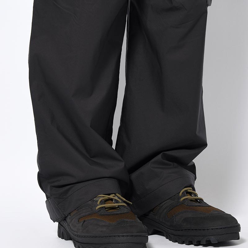 SIDE POCKET PANTS -BLACK-