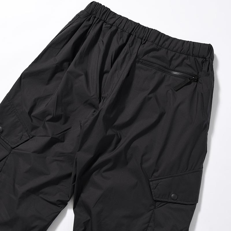 SIDE POCKET PANTS -BLACK-