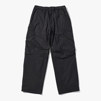 SIDE POCKET PANTS -BLACK-