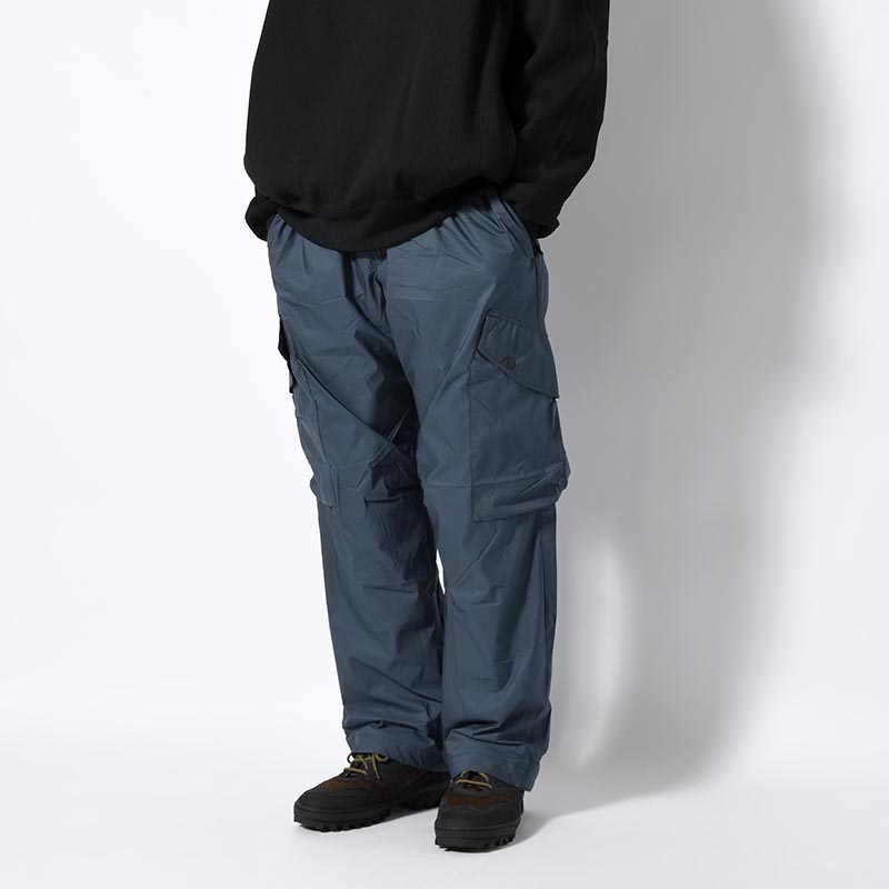 SIDE POCKET PANTS -BLUE GRAY-