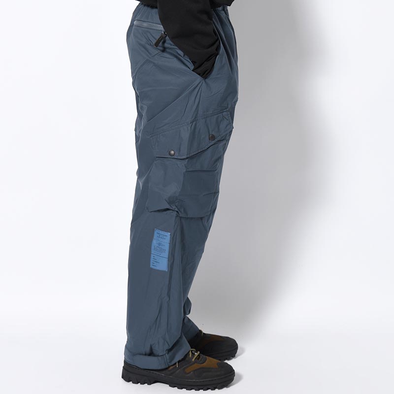 SIDE POCKET PANTS -BLUE GRAY-