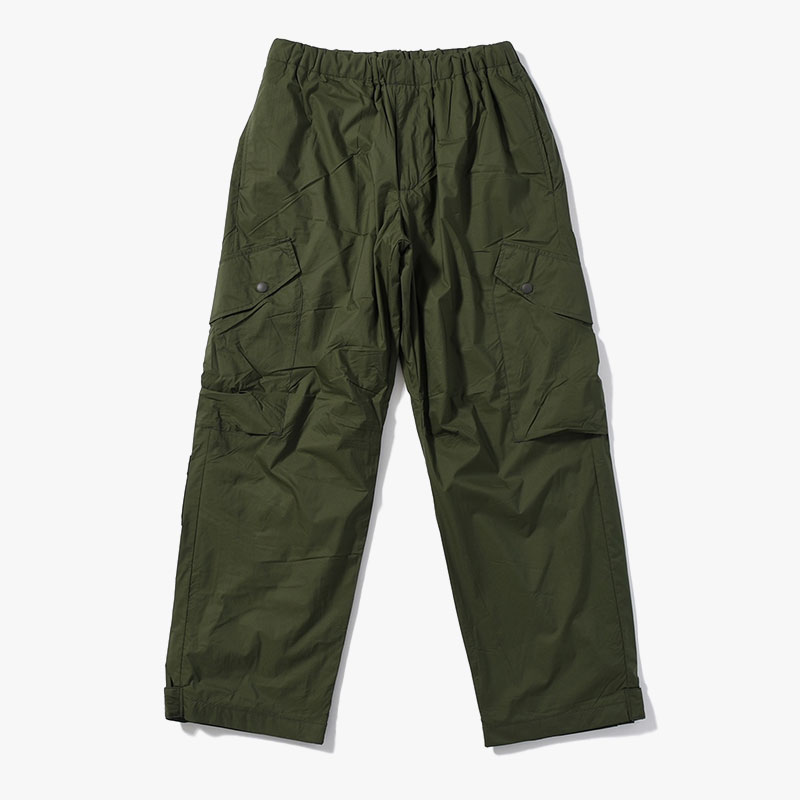 SIDE POCKET PANTS -DARK KHAKI-