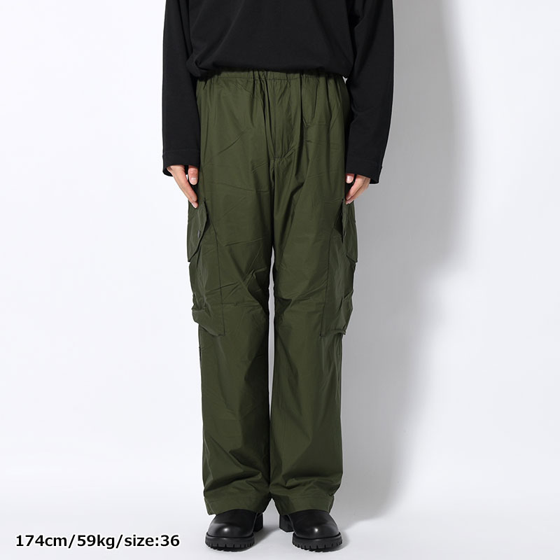 SIDE POCKET PANTS -DARK KHAKI-