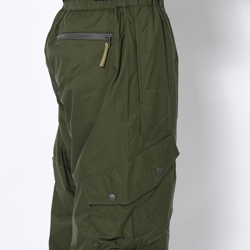 SIDE POCKET PANTS -DARK KHAKI-