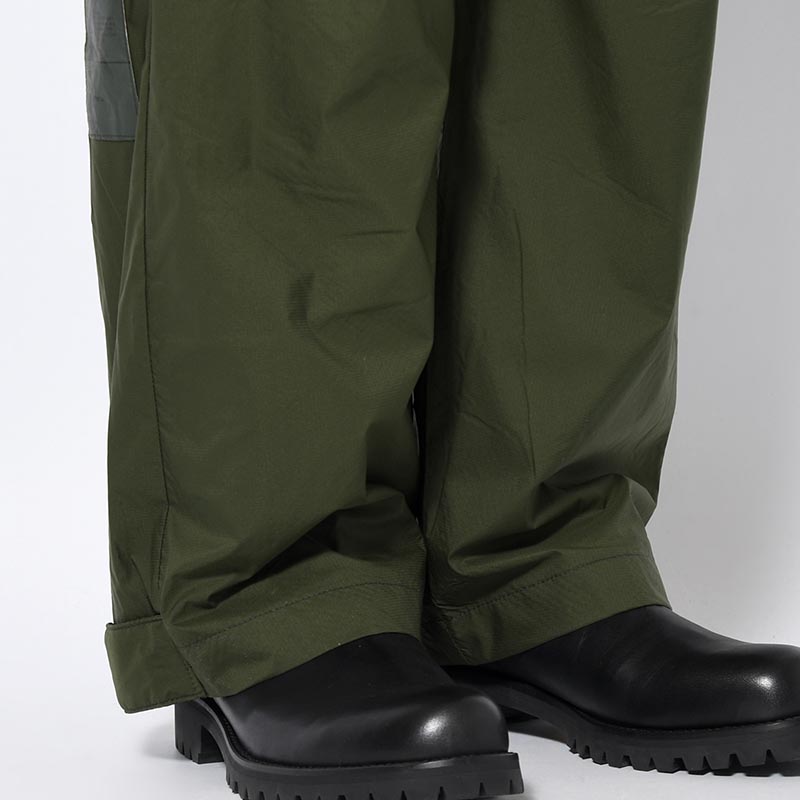 SIDE POCKET PANTS -DARK KHAKI-