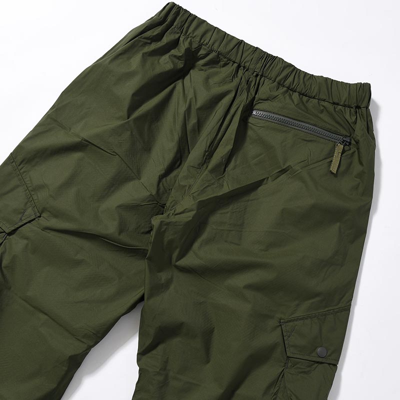 SIDE POCKET PANTS -DARK KHAKI-