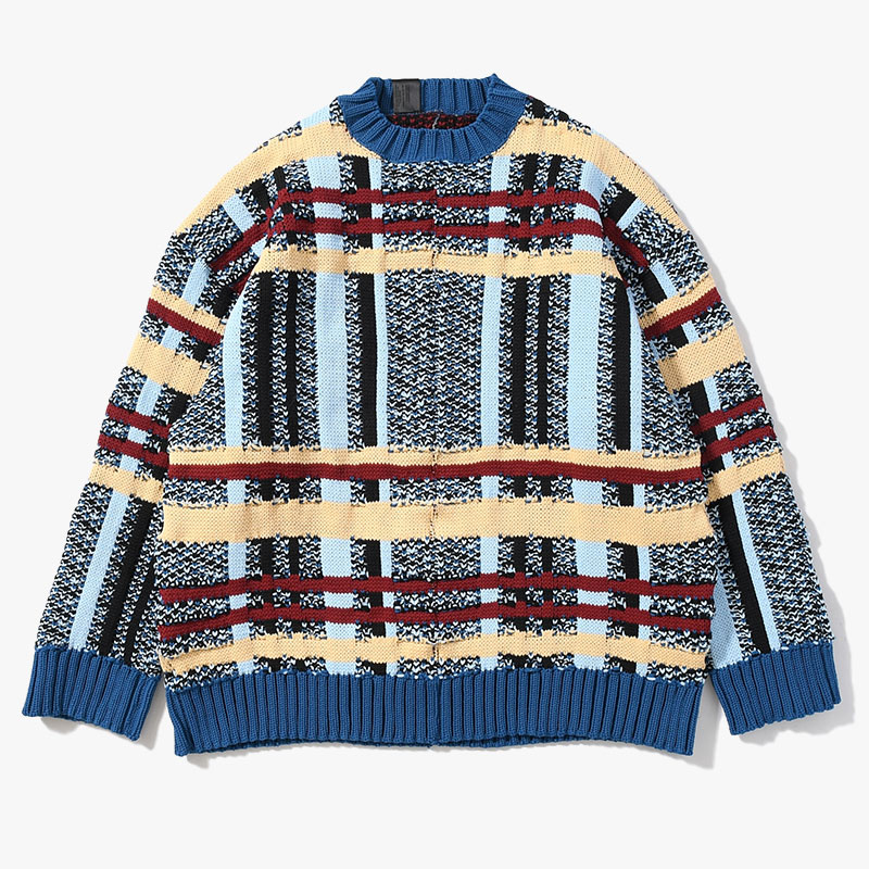 KNIT -BLUE-