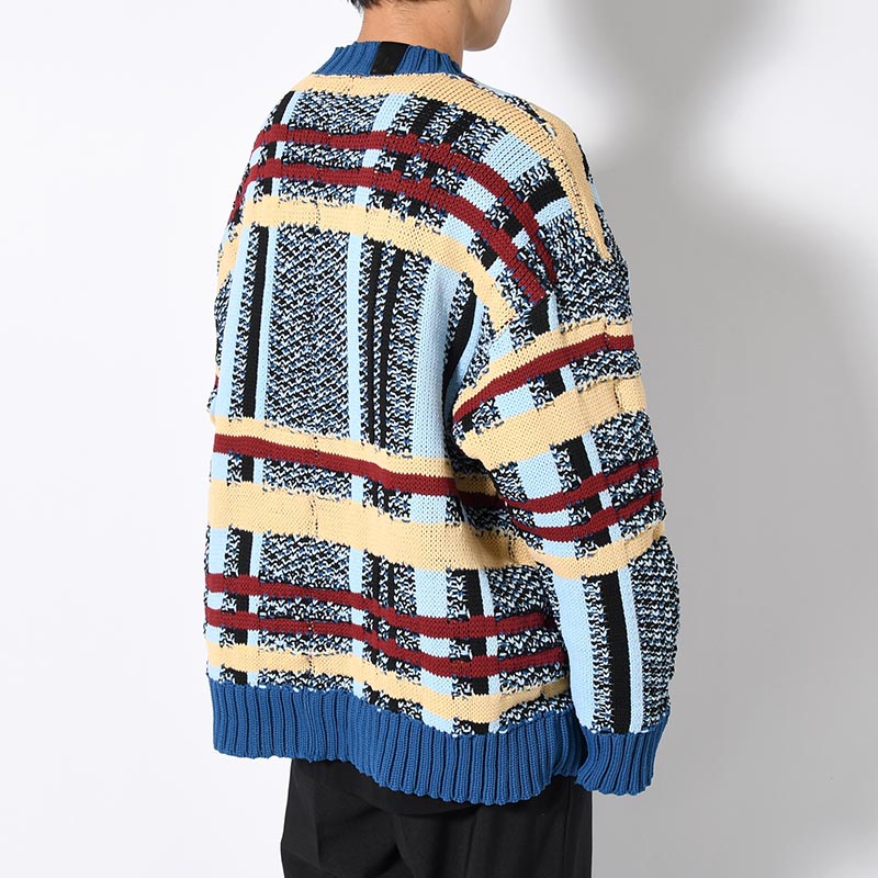 KNIT -BLUE-