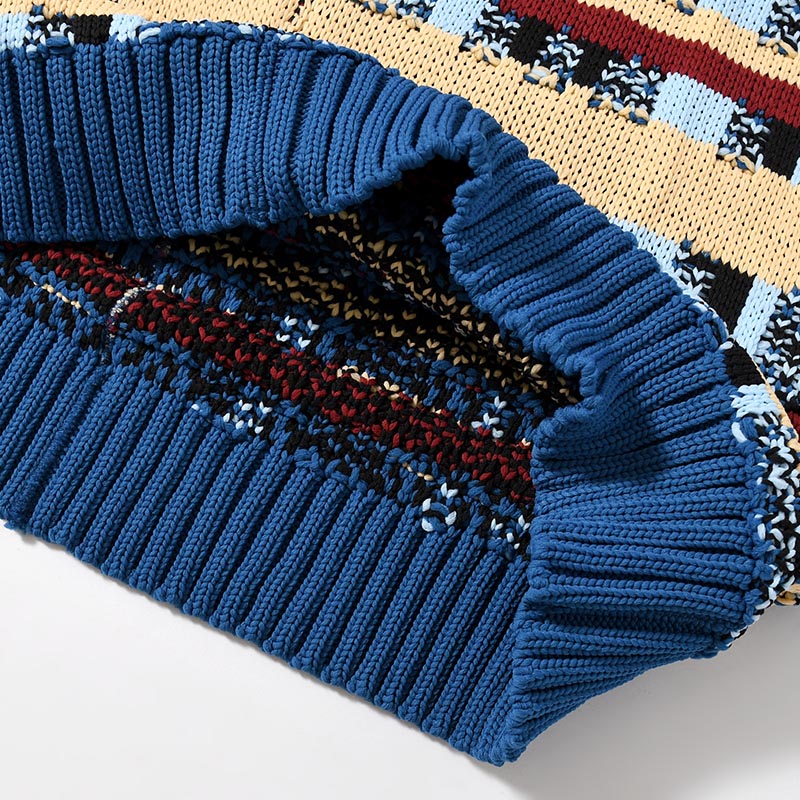 KNIT -BLUE-