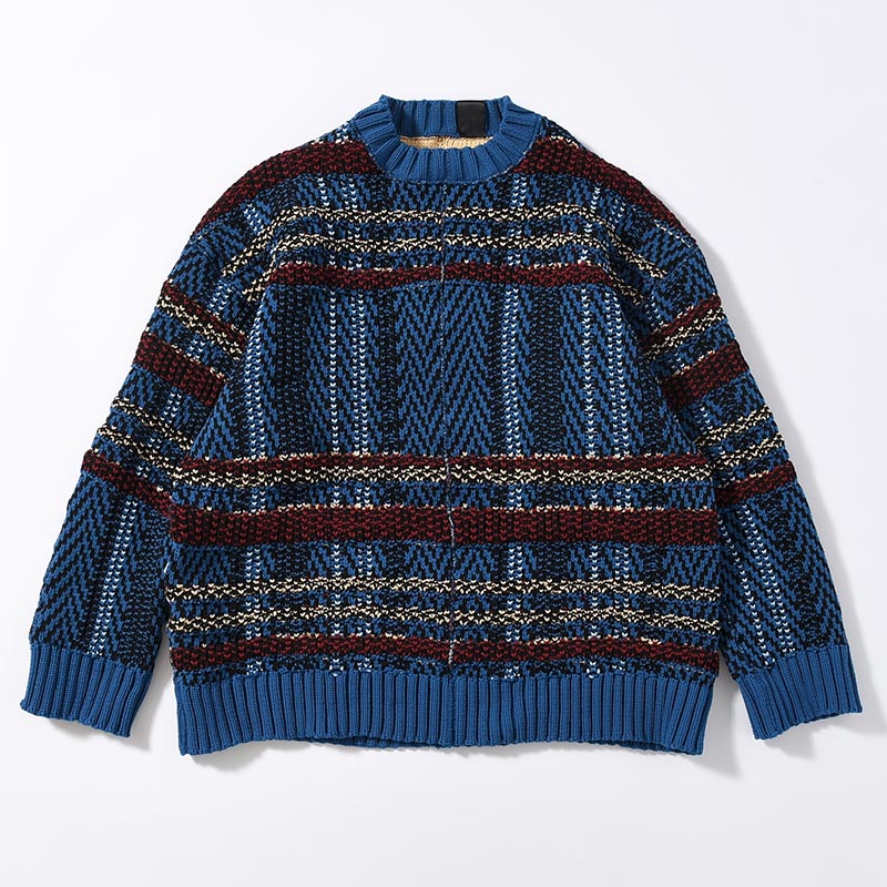 KNIT -BLUE-