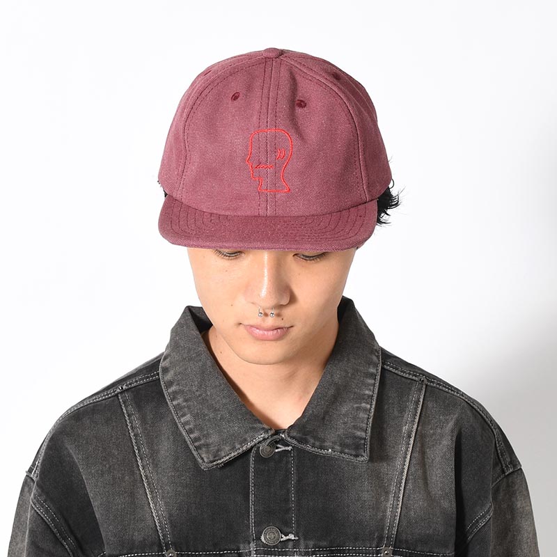 WASHED TWILL LOGOHAED HAT -3.COLOR-