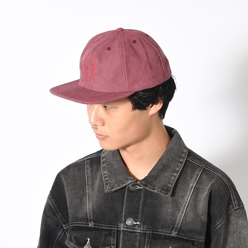 WASHED TWILL LOGOHAED HAT -3.COLOR-