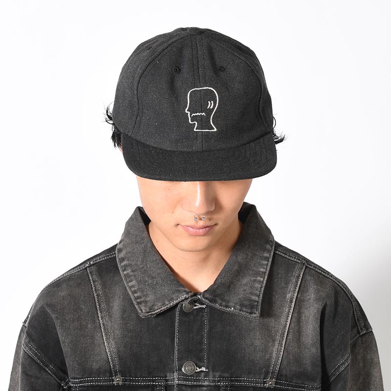 WASHED TWILL LOGOHAED HAT -3.COLOR-