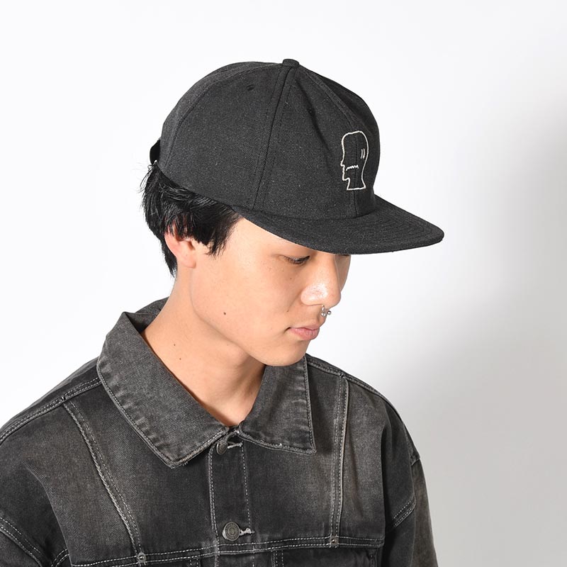 WASHED TWILL LOGOHAED HAT -3.COLOR-