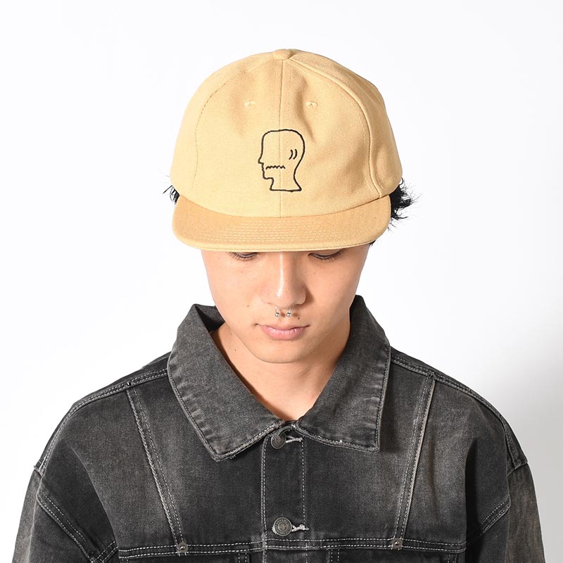 WASHED TWILL LOGOHAED HAT -3.COLOR-