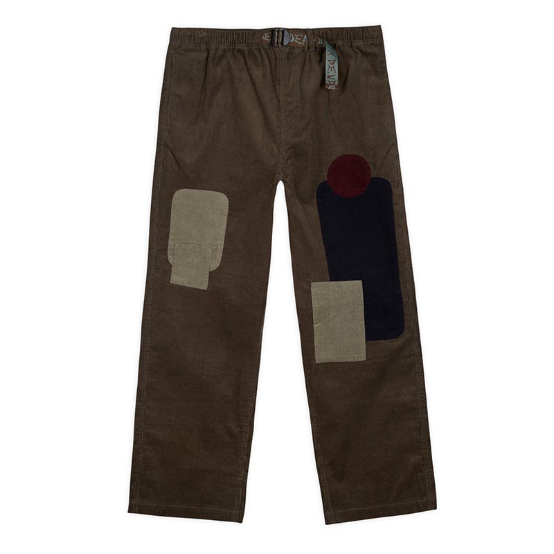 PATCHWORK CORD CLIMBER PANTS -ASPHALT-