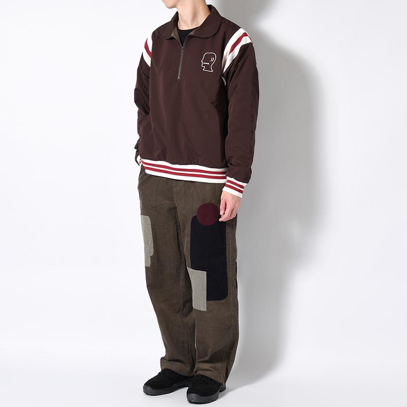 COACHES JACKET -BROWN-