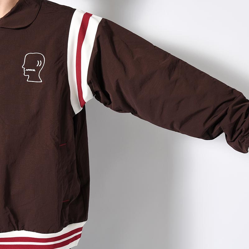 COACHES JACKET -BROWN-