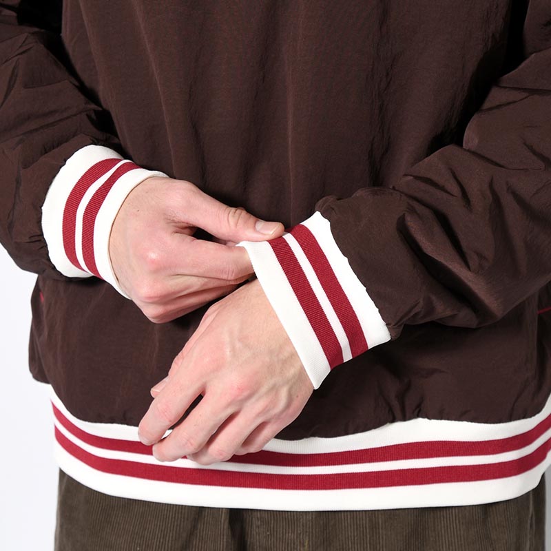 COACHES JACKET -BROWN-