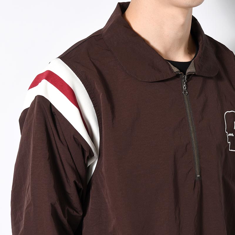 COACHES JACKET -BROWN-