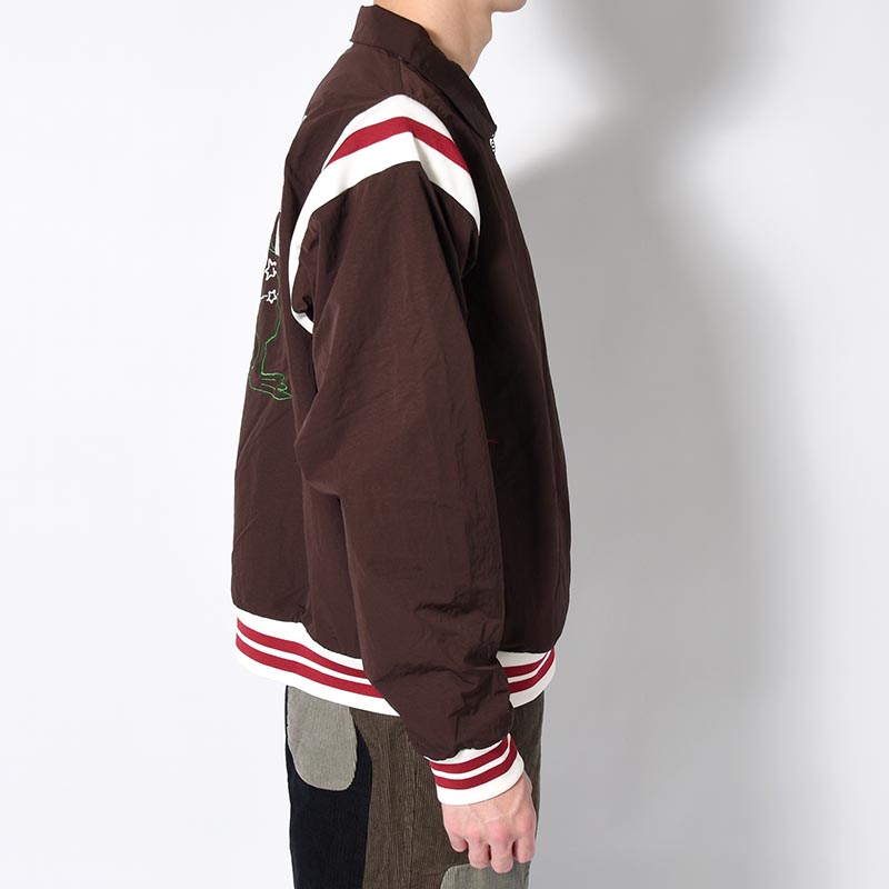 COACHES JACKET -BROWN-