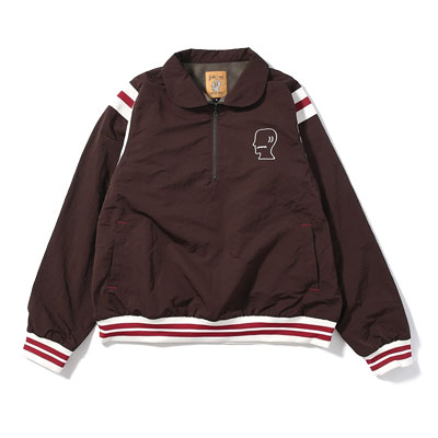 COACHES JACKET -BROWN-