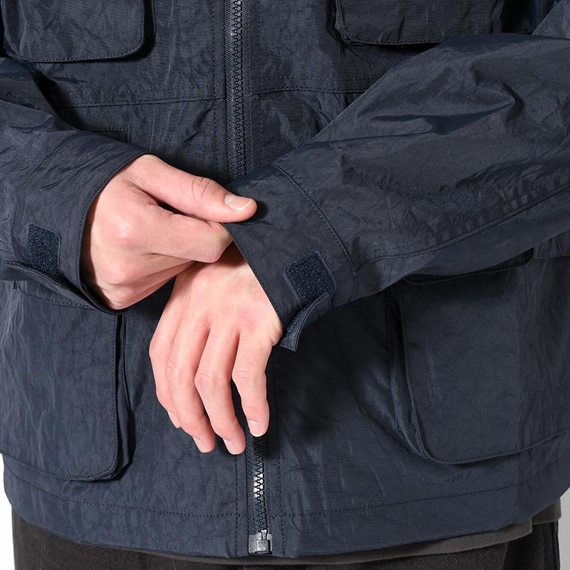 CROPPED HUNTING JACKET -NAVY-