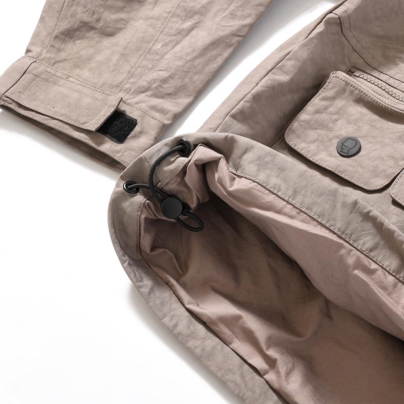 CROPPED HUNTING JACKET -TAN-