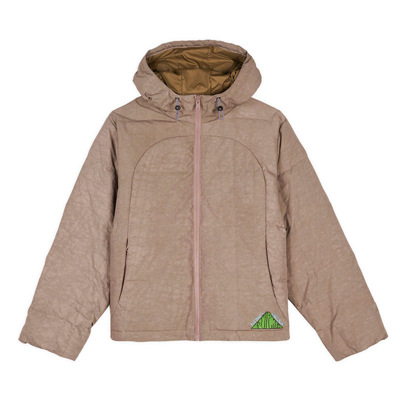 DIMENSION PUFFER JACKET -TAN-