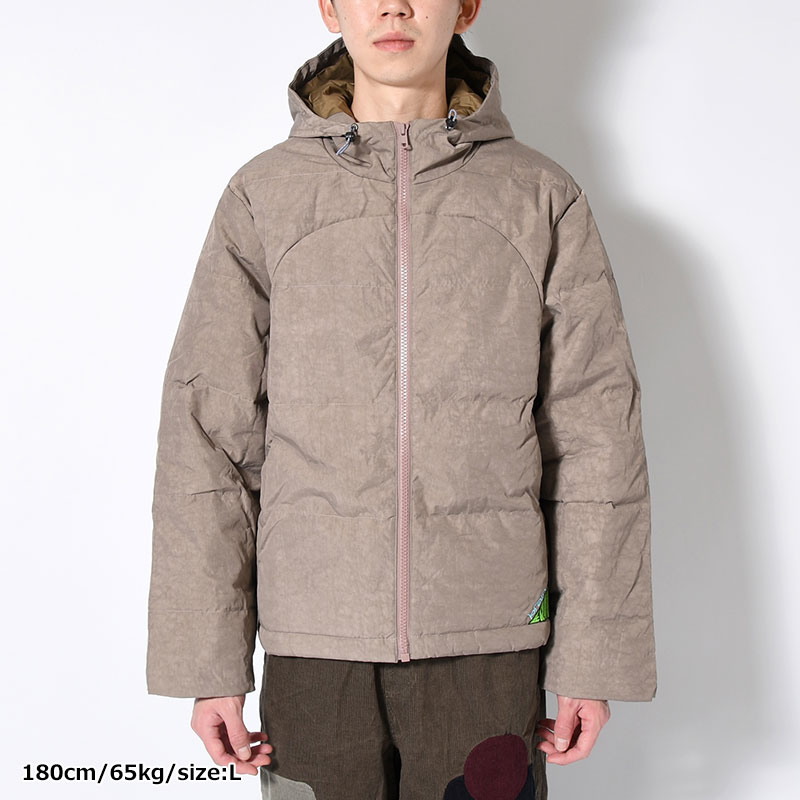 DIMENSION PUFFER JACKET -TAN-