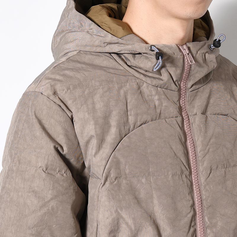 DIMENSION PUFFER JACKET -TAN-