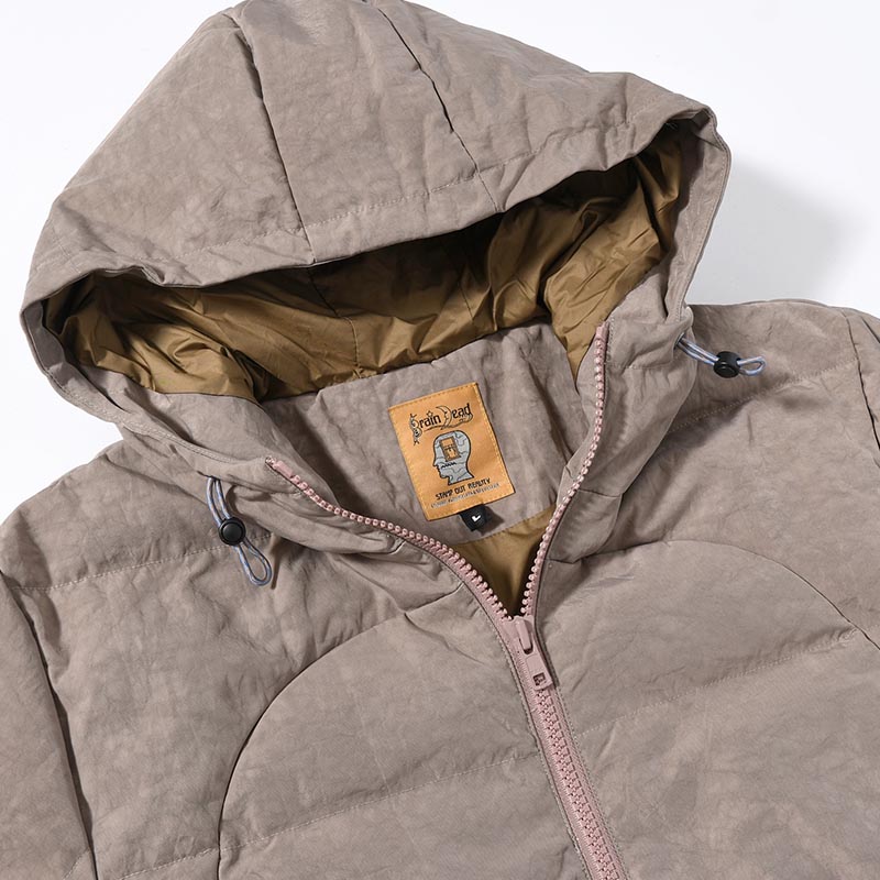 DIMENSION PUFFER JACKET -TAN-