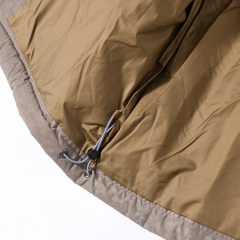 DIMENSION PUFFER JACKET -TAN-