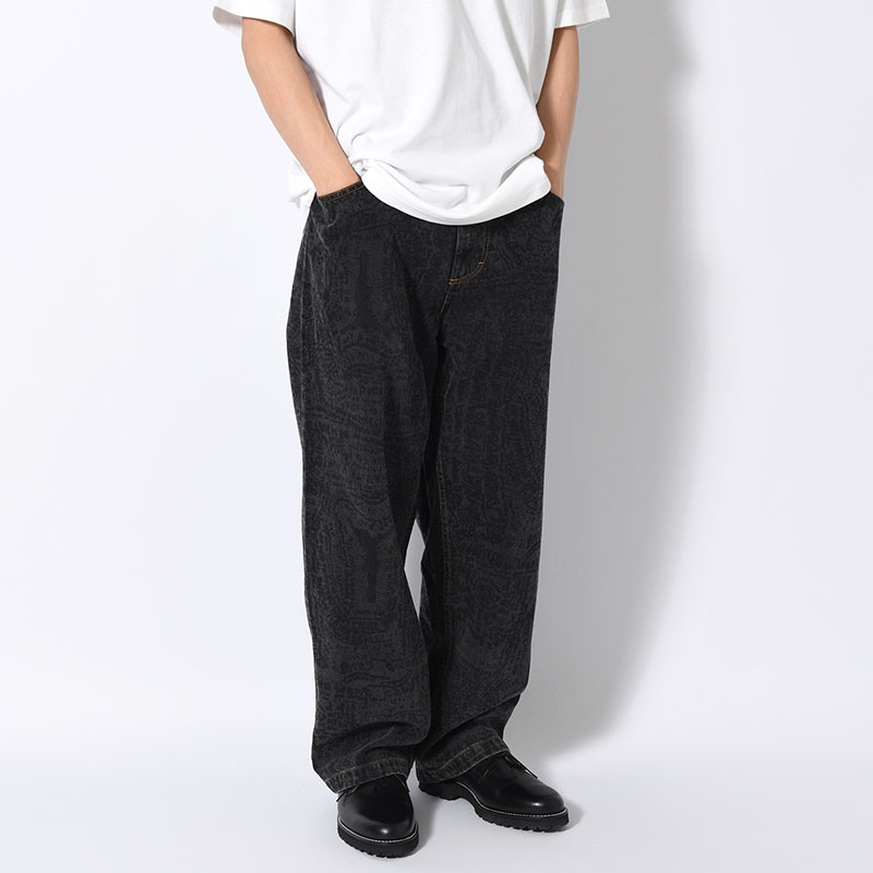 BIG BOY PANTS/EXIST -WASHED BLACK-