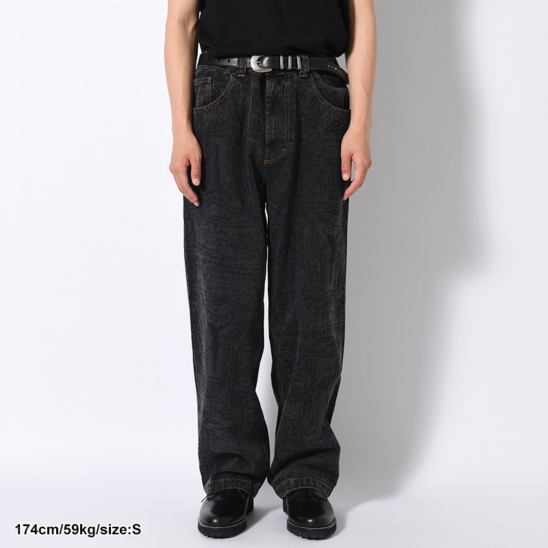 BIG BOY PANTS/EXIST -WASHED BLACK-