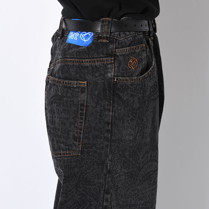 BIG BOY PANTS/EXIST -WASHED BLACK-