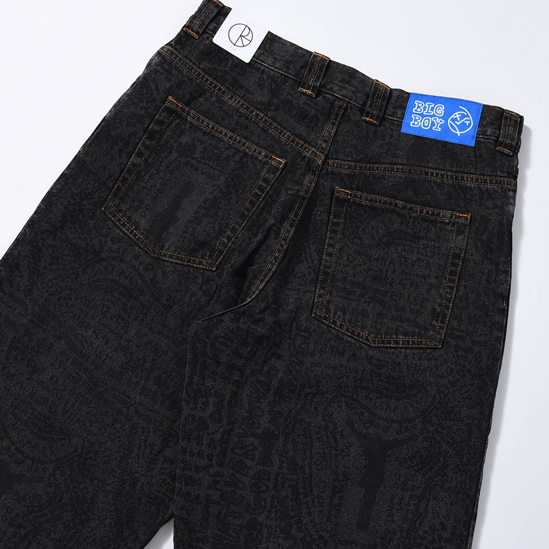 BIG BOY PANTS/EXIST -WASHED BLACK-