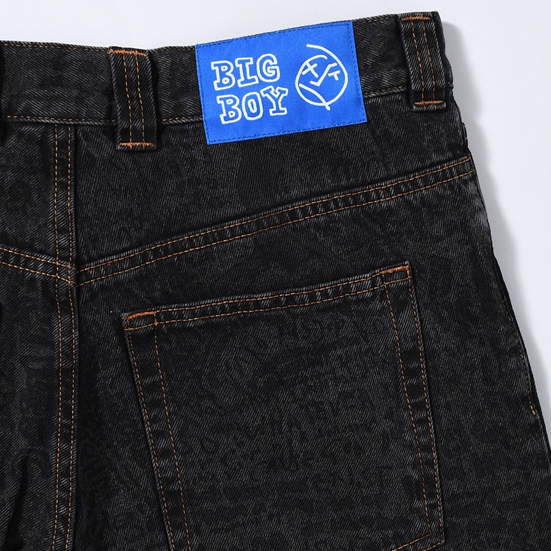 BIG BOY PANTS/EXIST -WASHED BLACK-