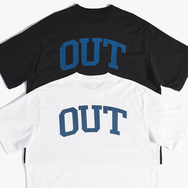 IN and OUT Print Tee WIDE -2.COLOR-