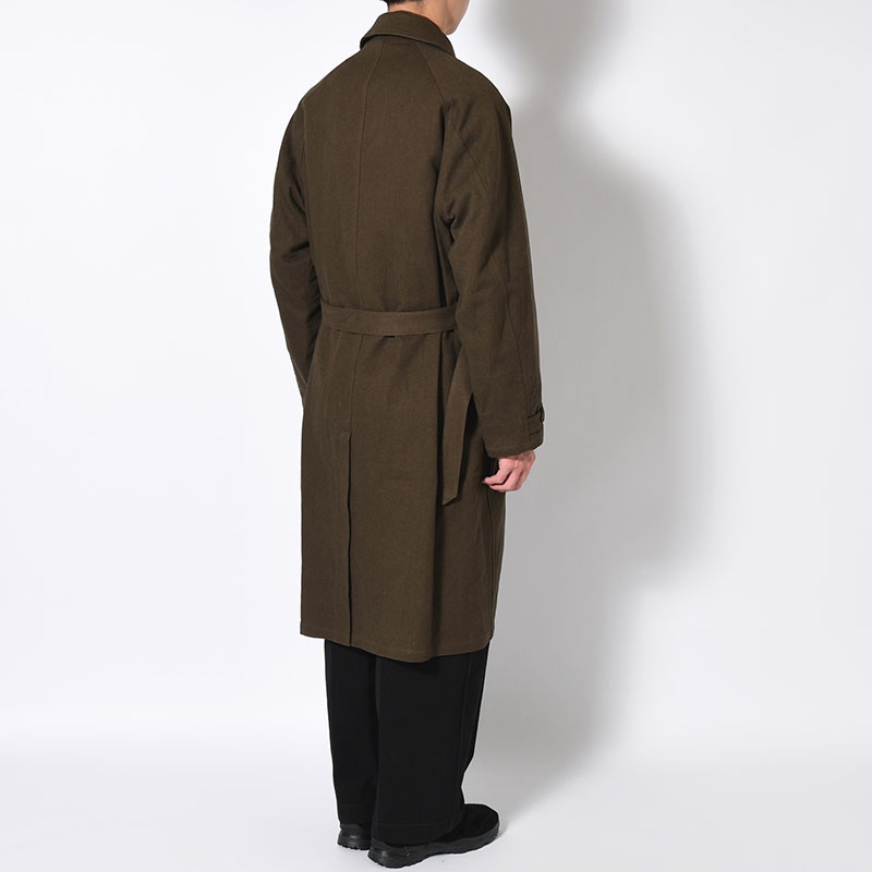 Linen-Co Heavy Twill 35 Coat -KhakiBrown-