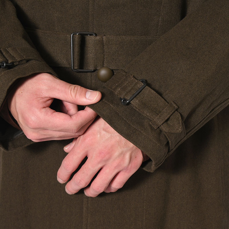 Linen-Co Heavy Twill 35 Coat -KhakiBrown-