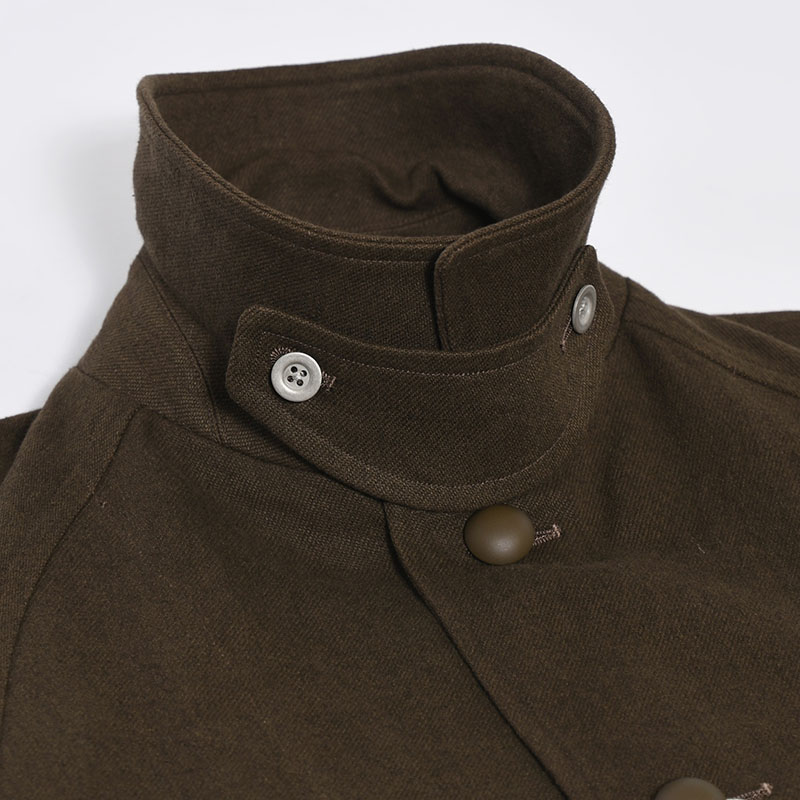 Linen-Co Heavy Twill 35 Coat -KhakiBrown-