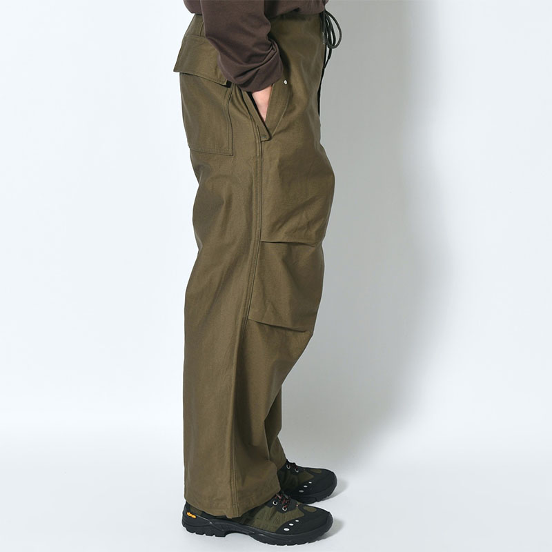 Moleskin Snow Pants -Olive-