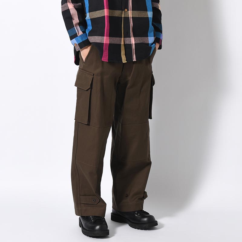 Cotton Serge 47 Pants -KhakiBrown-