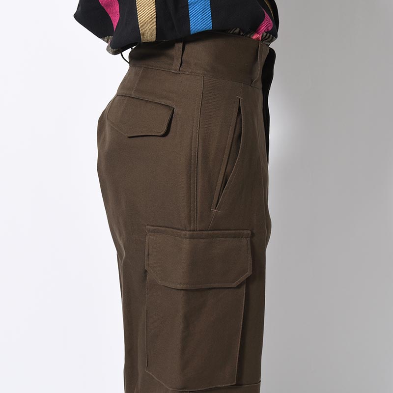 Cotton Serge 47 Pants -KhakiBrown-