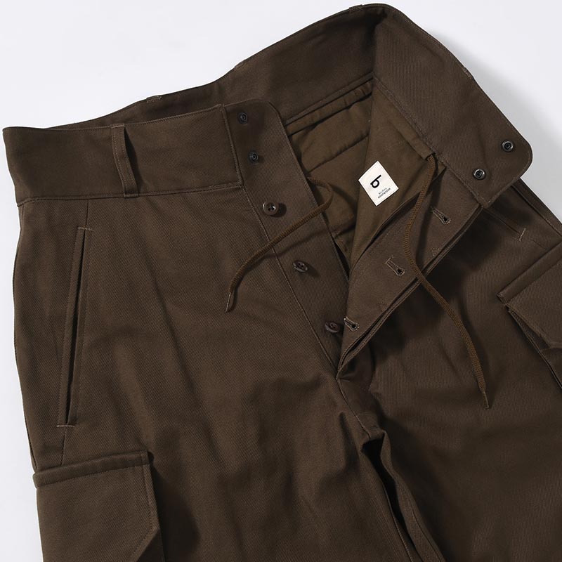 Cotton Serge 47 Pants -KhakiBrown-