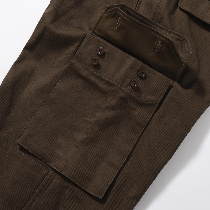 Cotton Serge 47 Pants -KhakiBrown-