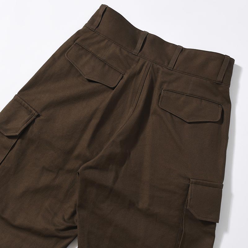 Cotton Serge 47 Pants -KhakiBrown-