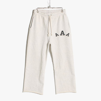 ARMY ATHLETIC ASSOCIATION SWEAT PANTS -OATMEAL AGEING-